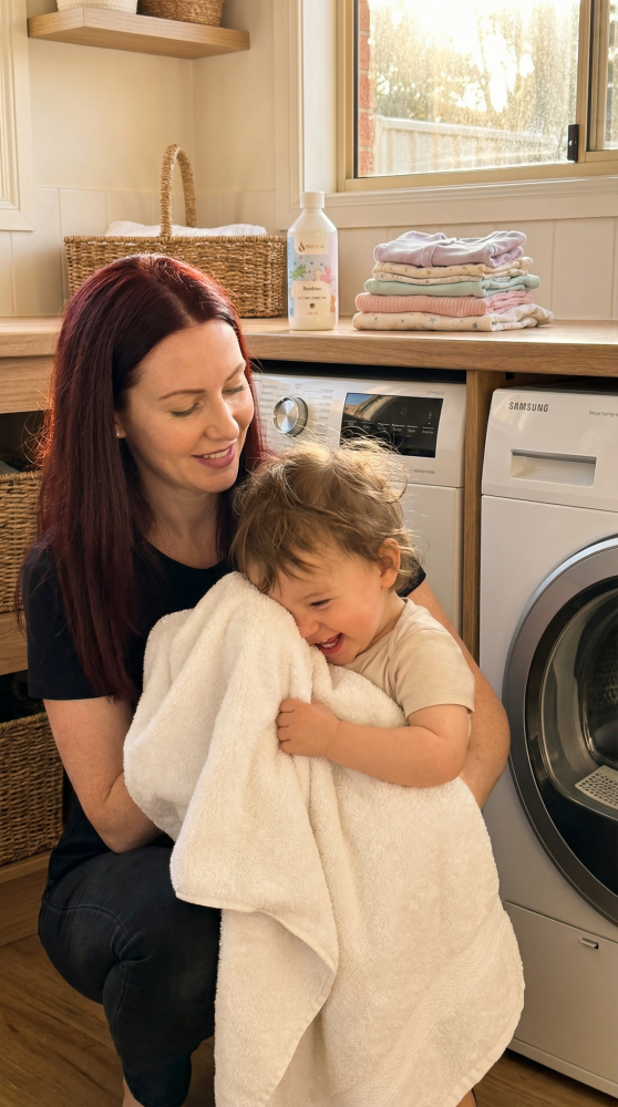 Nalejte 5 ml na 4 kg bielizne.