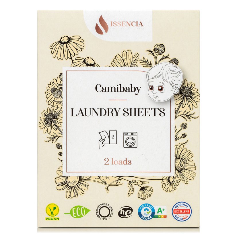 Pracie pásiky Issencia na 2 prania Camibaby