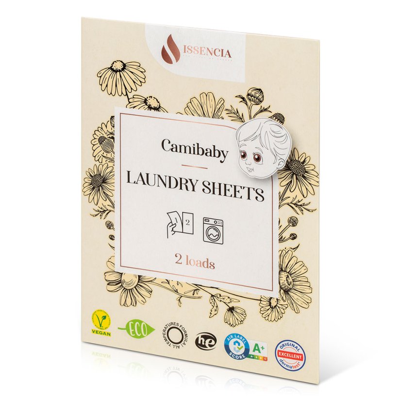 Strisce per il bucato Issencia Camibaby per 2 lavaggi