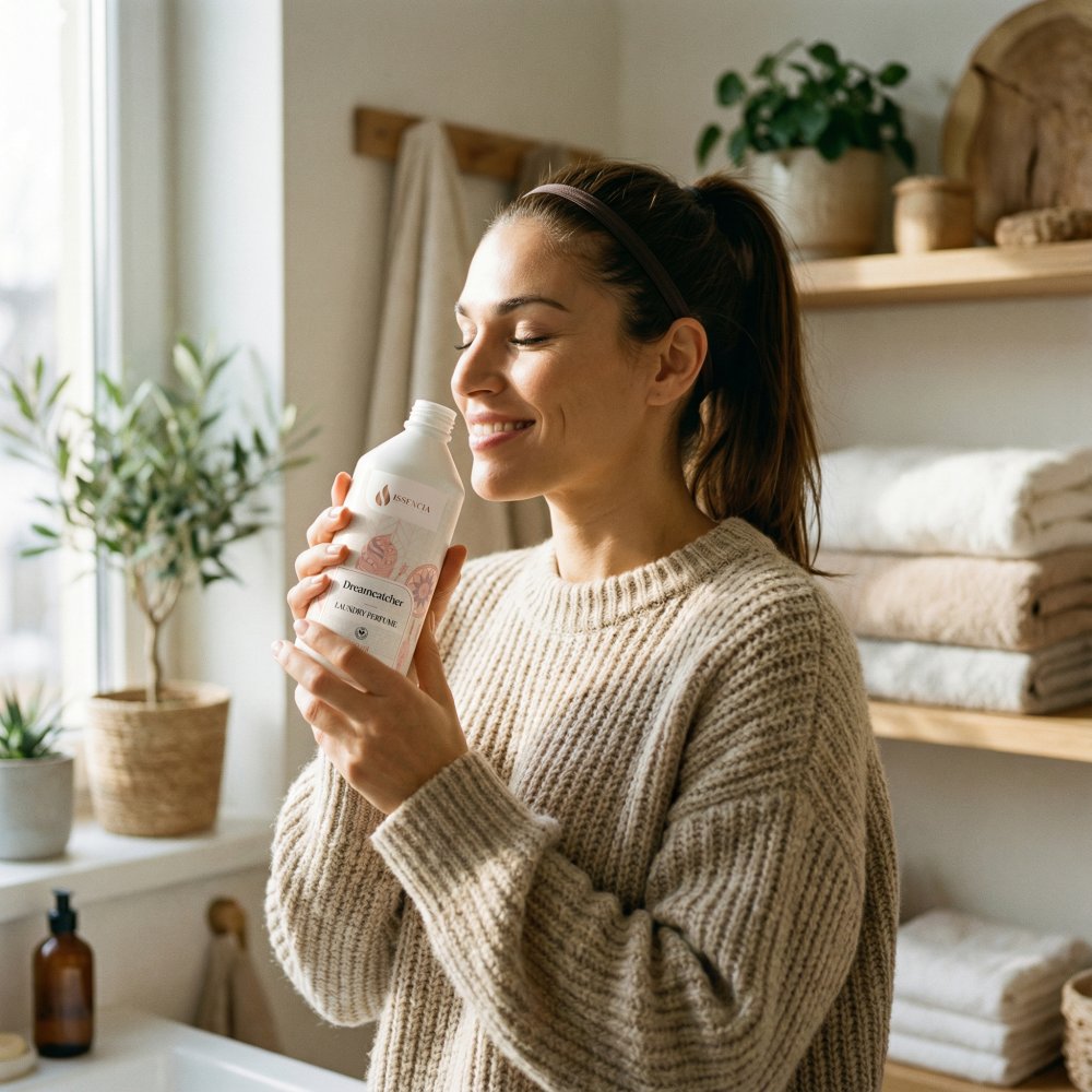 Nalejte 5 ml na 4 kg bielizne.